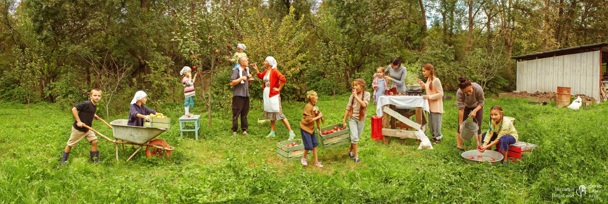 Из жизни многодетной семьи села Абрау-Дюрсо